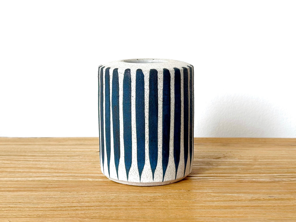 Hand-Painted Ceramic Small Vessel