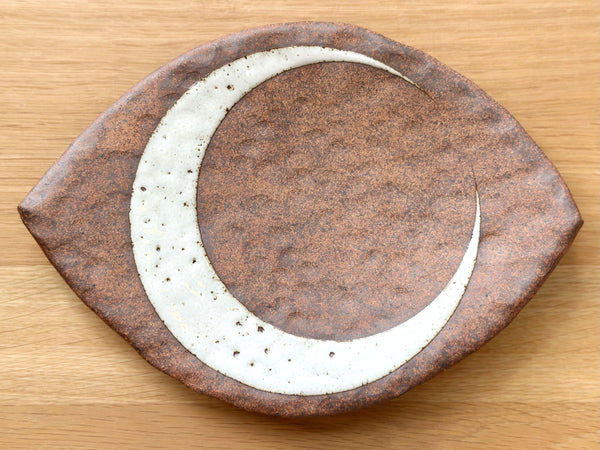Hand-Painted Ceramic Eye Dish