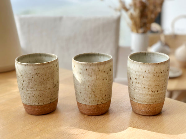 Ceramic Spotty Oatmeal Tumbler