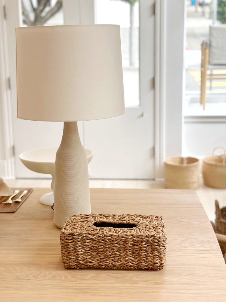 Handwoven Basket Tissue Box