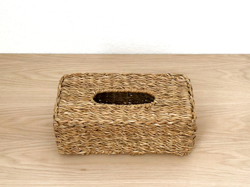 Handwoven Basket Tissue Box