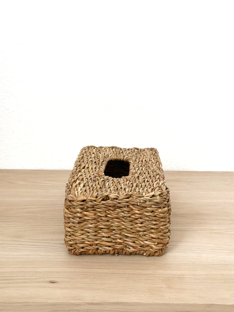 Handwoven Basket Tissue Box
