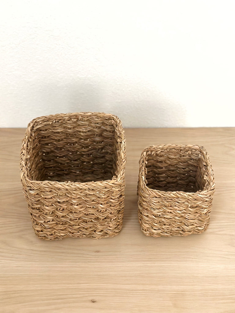 Handwoven Basket Square Small