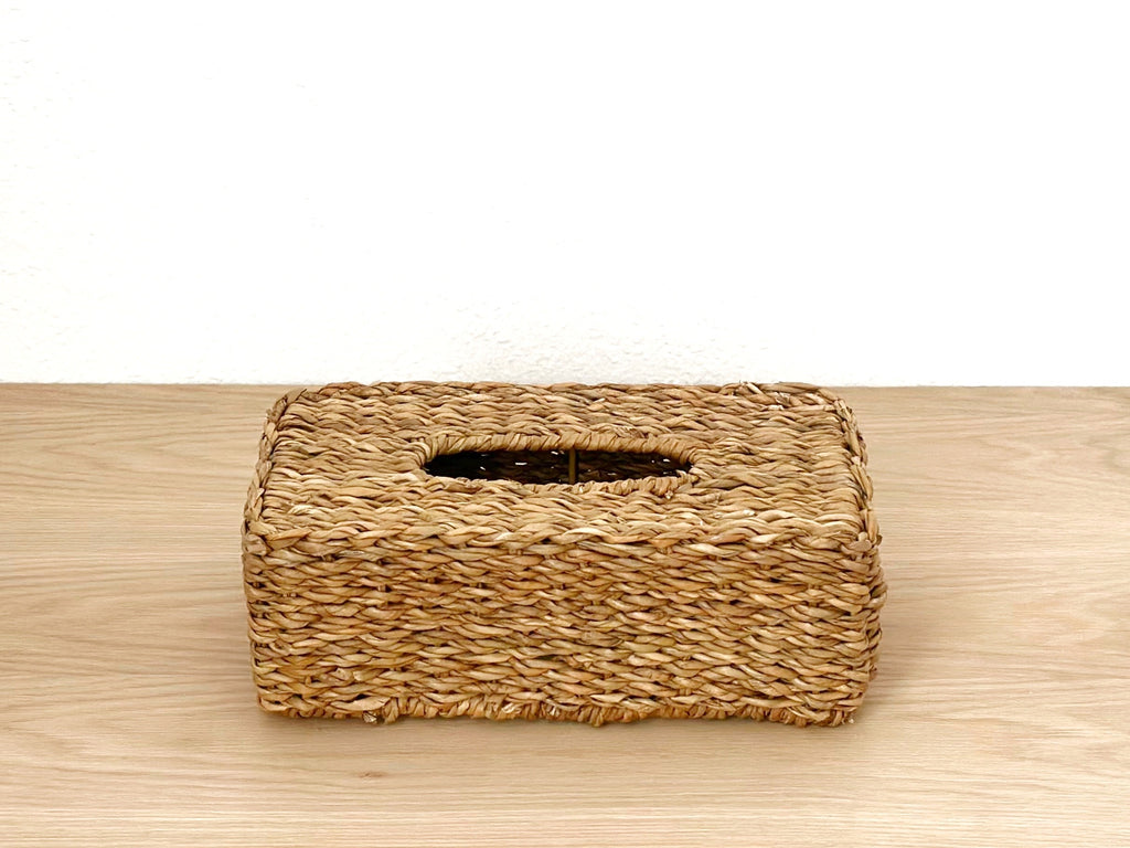 Handwoven Basket Tissue Box