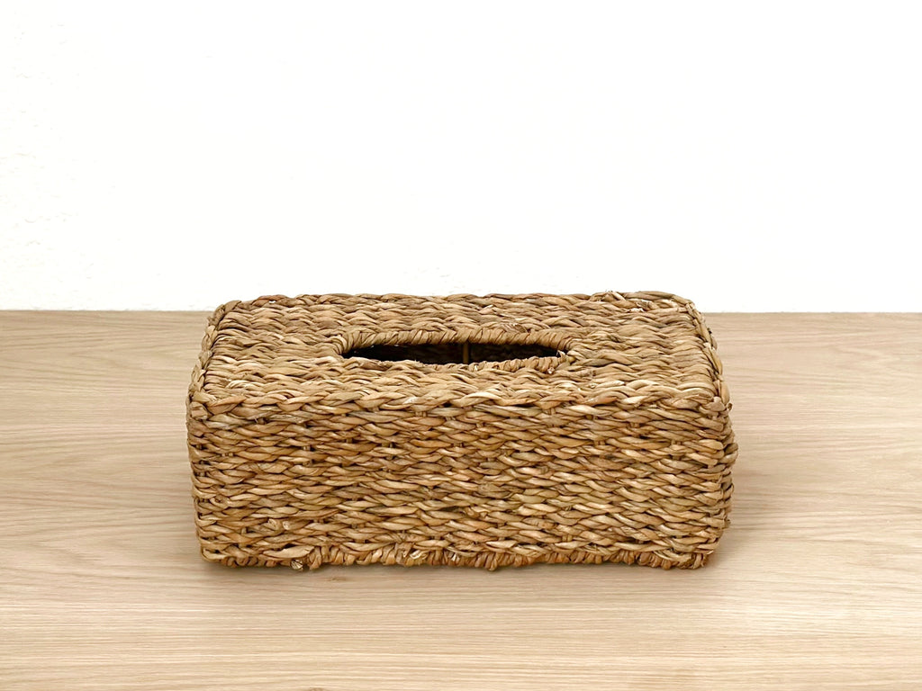 Handwoven Basket Tissue Box