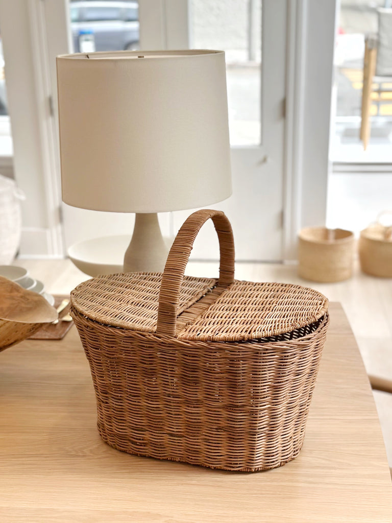 Handwoven Picnic Basket