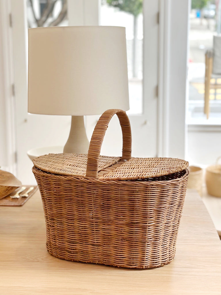 Handwoven Picnic Basket