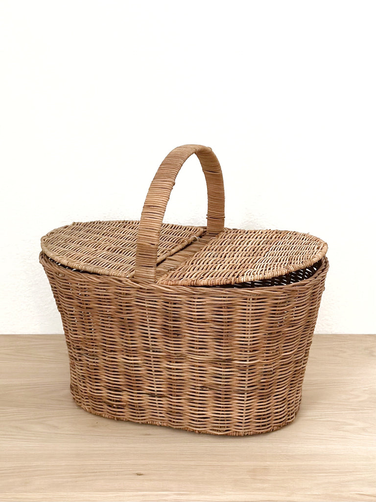Handwoven Picnic Basket