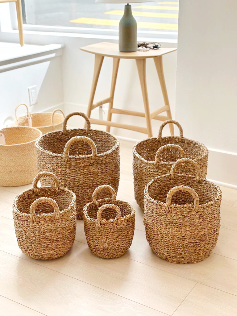 Handwoven Basket Round