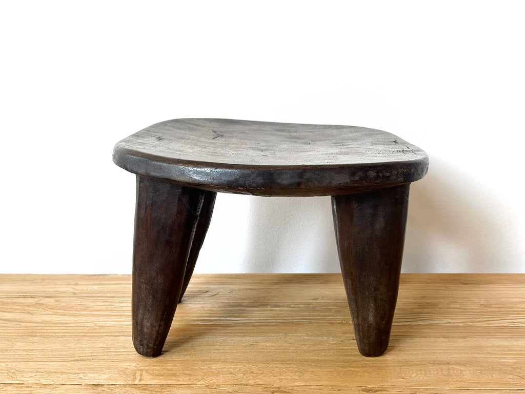 Handcarved Vintage African Small Stool