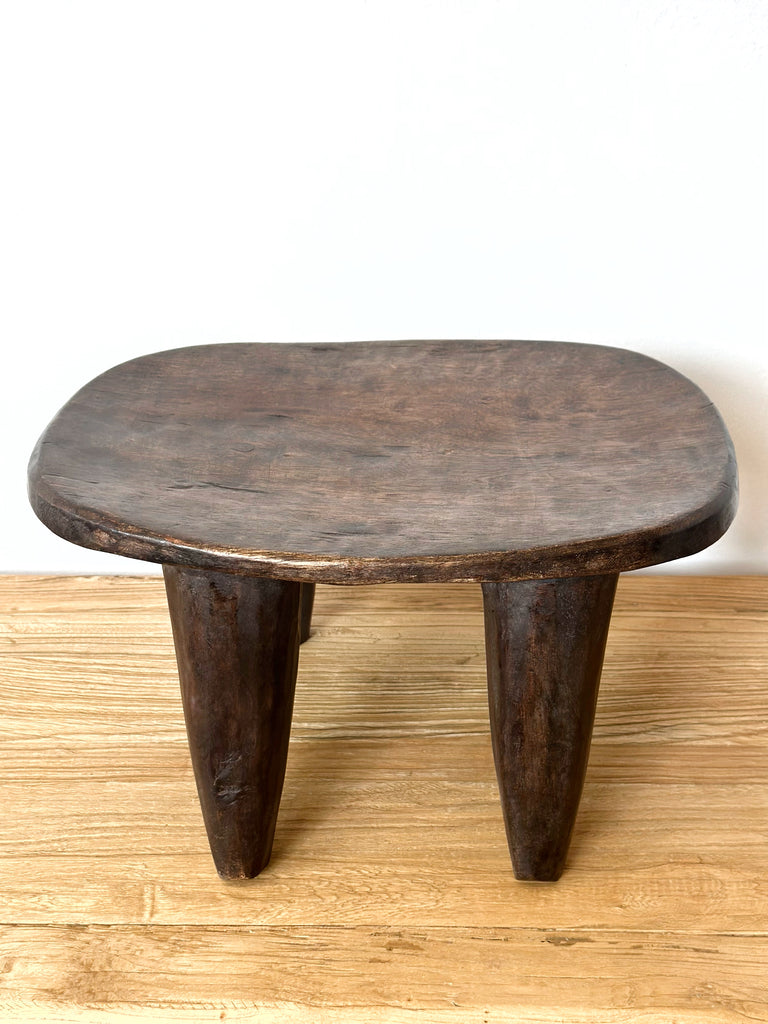 Handcarved Vintage African Small Stool