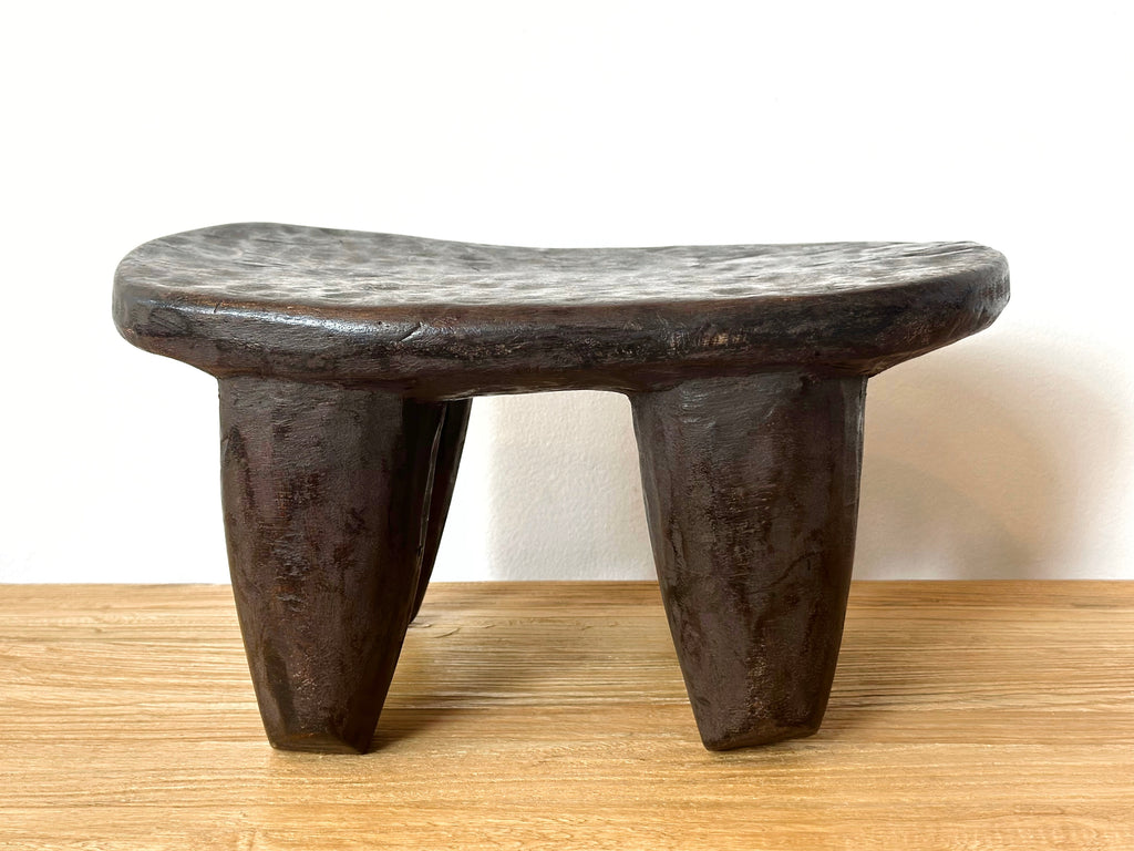Handcarved Vintage African Small Stool