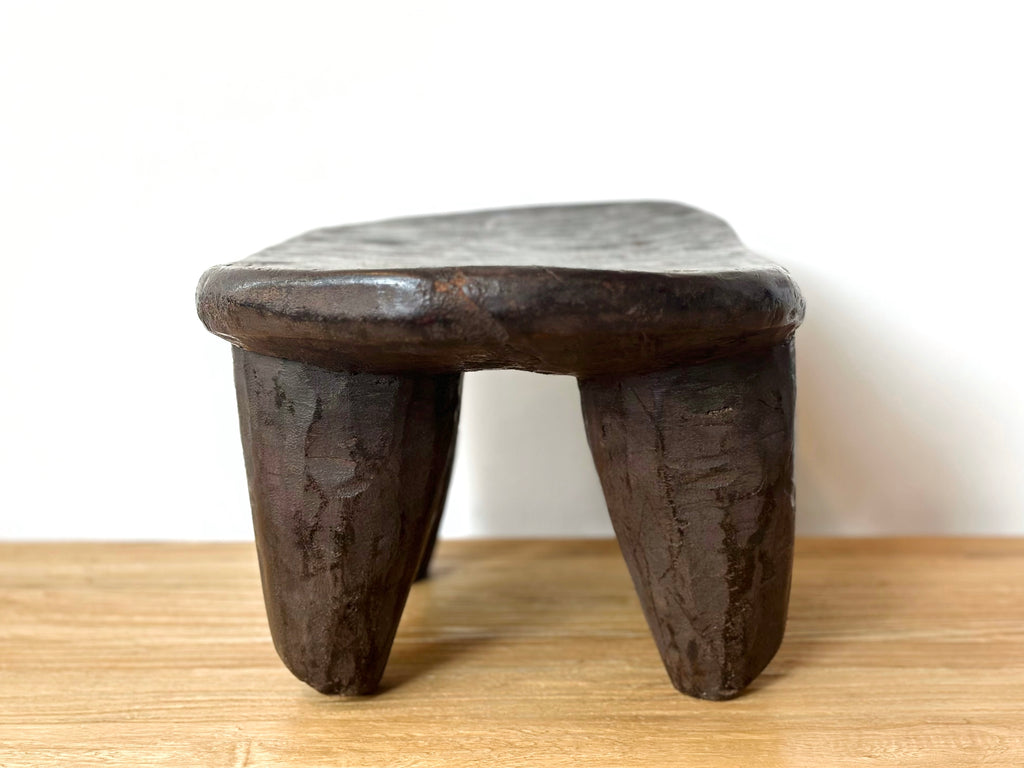 Handcarved Vintage African Small Stool