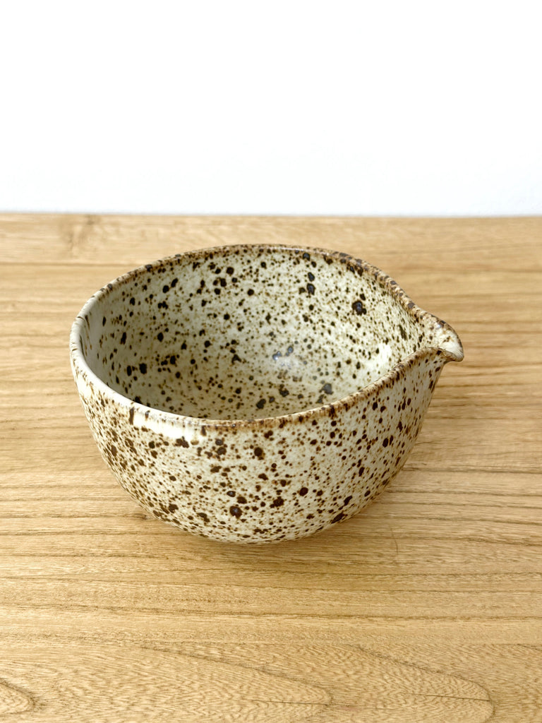 Ceramic Spotty Small Spouted Bowl