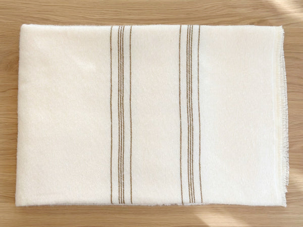 Cotton Mohair Belgian Throw