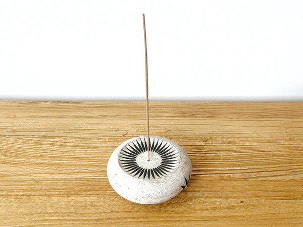 Hand-Painted Ceramic Incense Holder