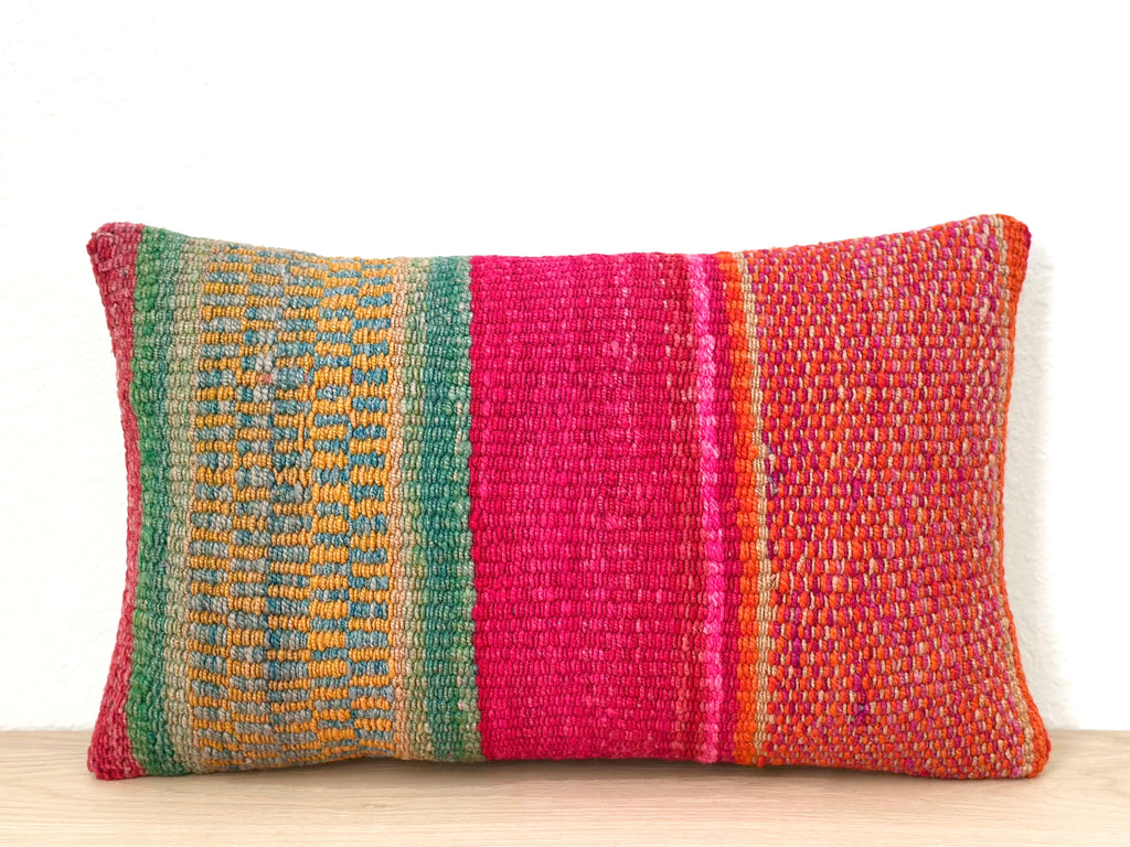 Handloomed Wool Pillow Lumbar