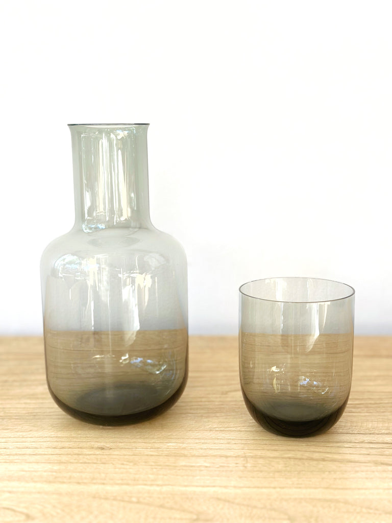 Handblown Glass Bedside Carafe