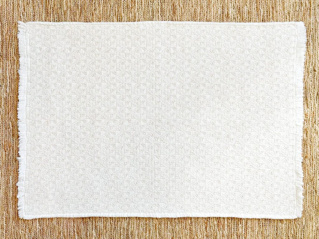 Organic Cotton Bathmat Fringe