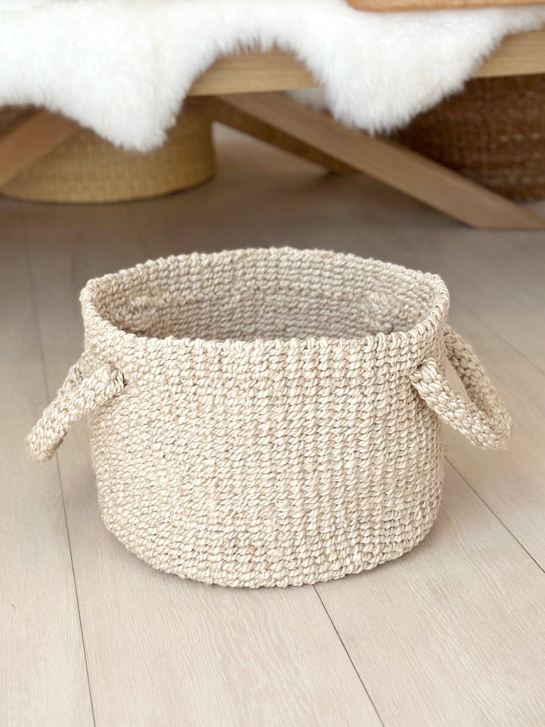 Handwoven Jute Basket