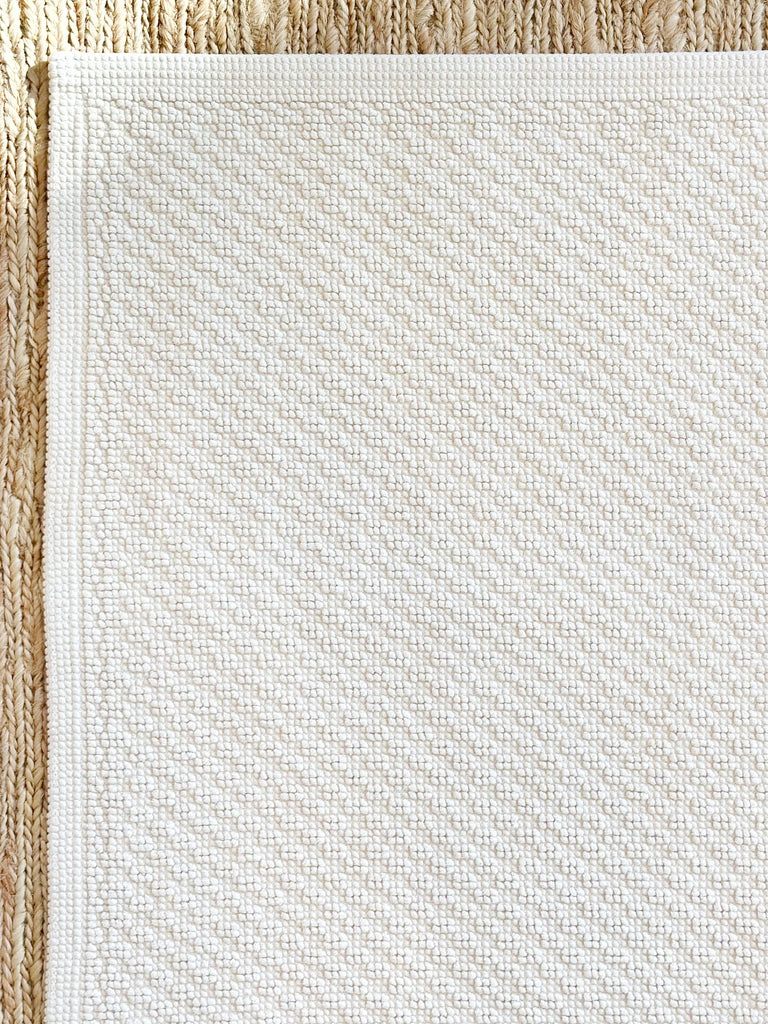 Organic Cotton Bathmat White