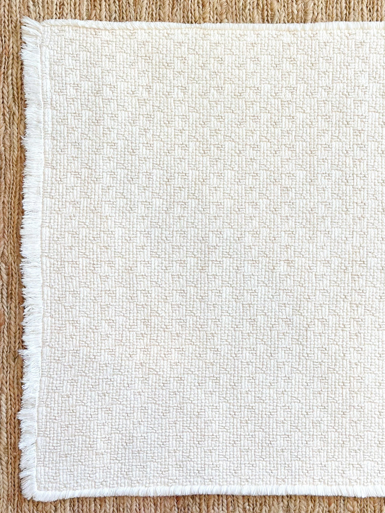 Organic Cotton Bathmat Fringe