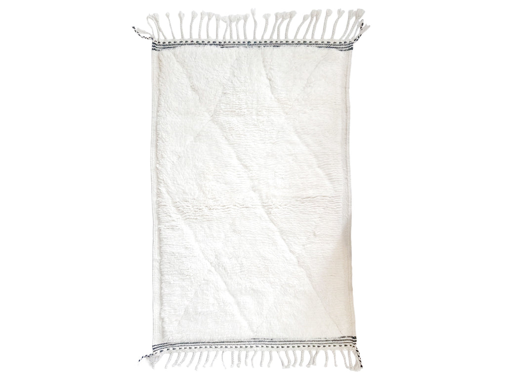 Handknotted Wool Rug - 3'7"W x 5'3"L