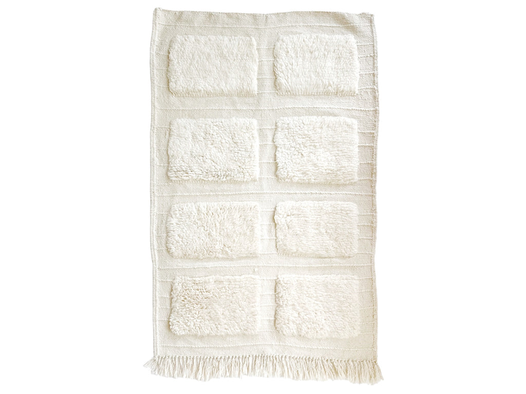 Handknotted Wool Rug - 3'3"W x 5'L