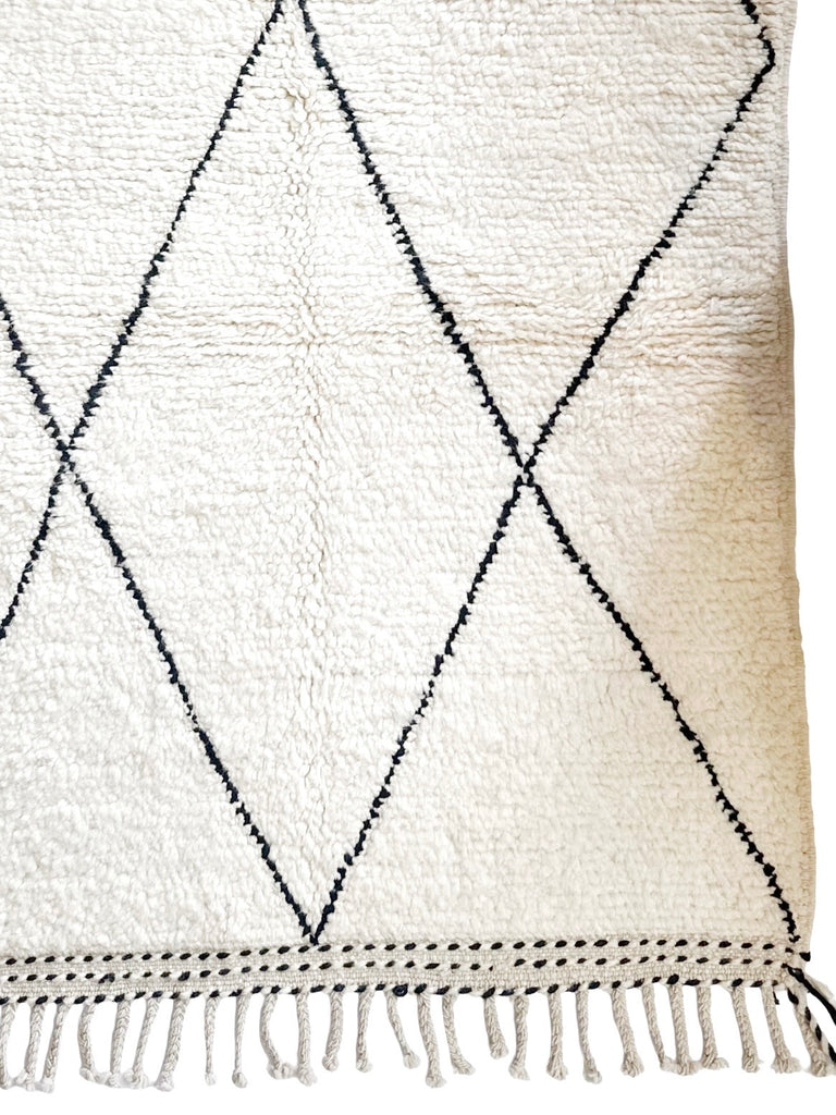 Handknotted Wool Rug - 3'7"W x 5'L