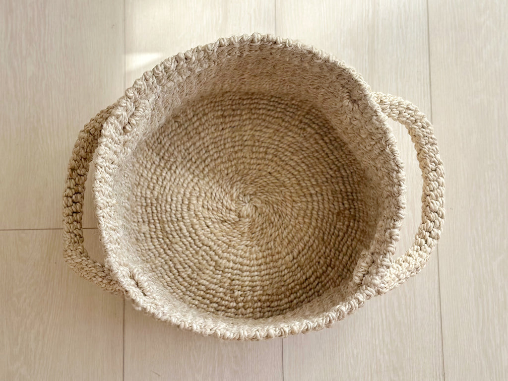 Handwoven Jute Basket