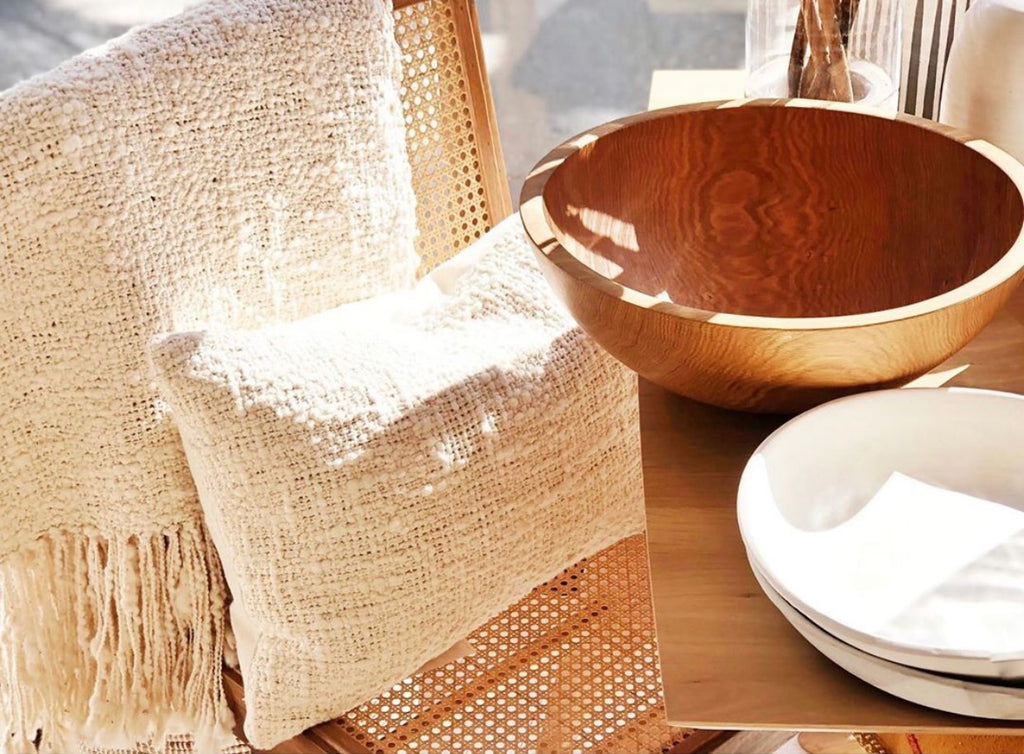Handwoven Organic Cotton Throw