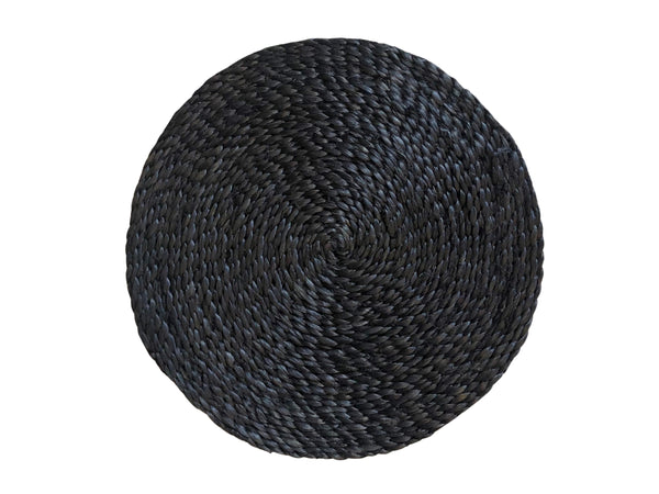 Handwoven Jute Placemat Charcoal