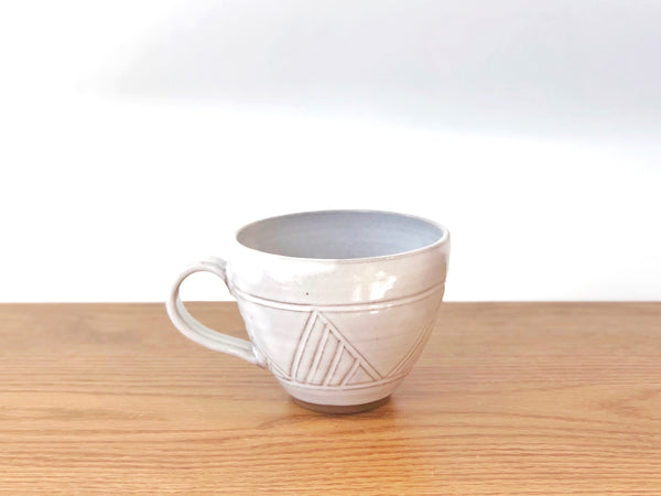 Ceramic Carved Mug