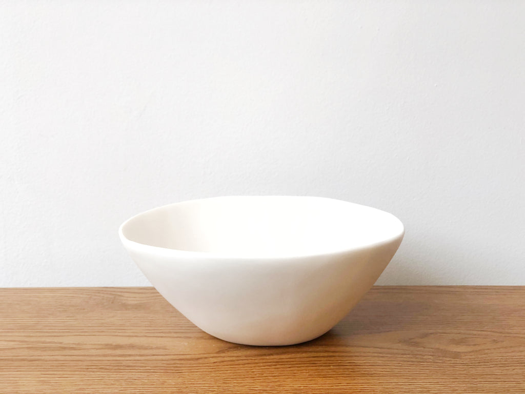 Hand-Sculpted Resin Medium Tall Bowl