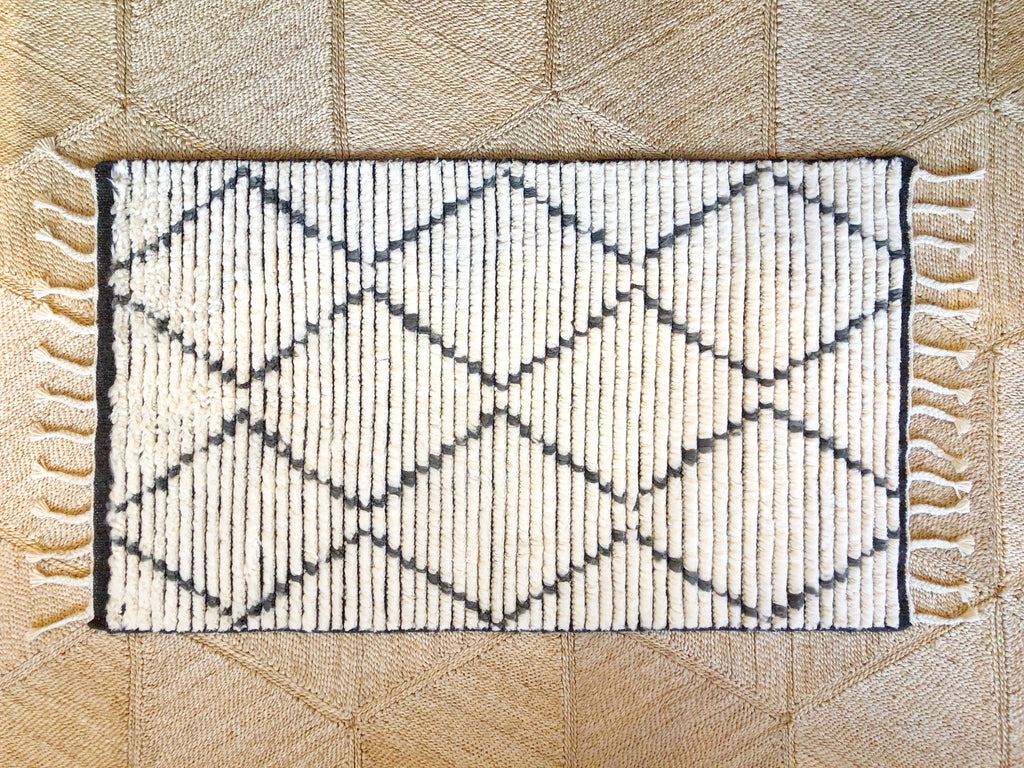 Handknotted Wool Rug - 2'7"W x 4'7"L
