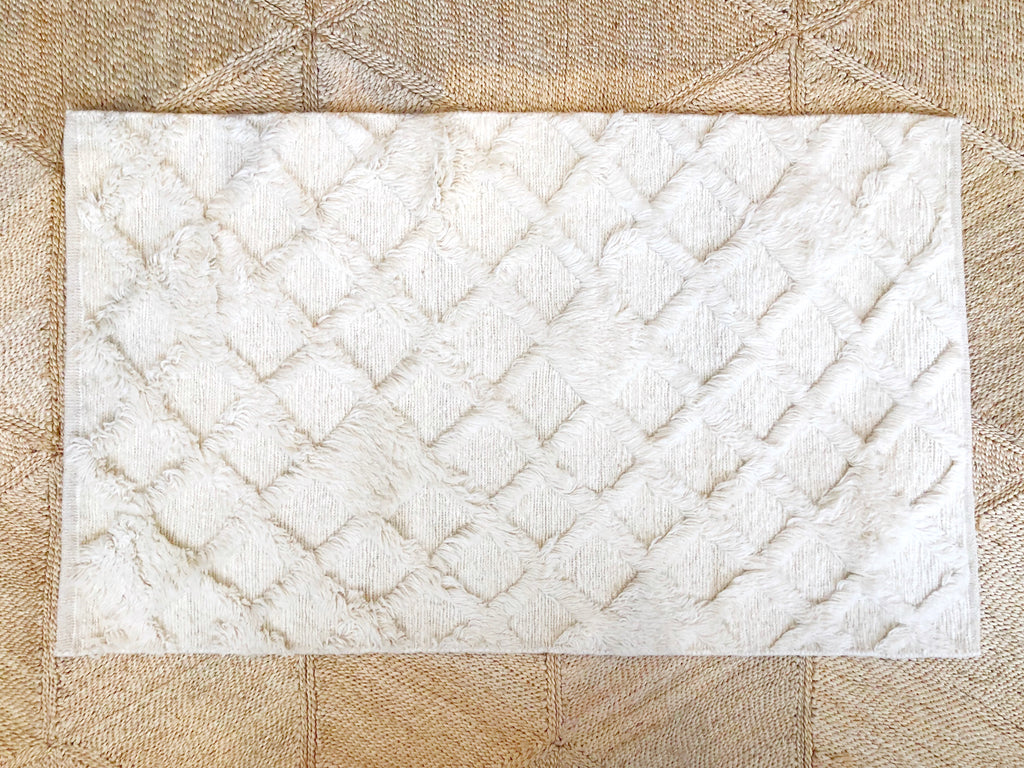 Handknotted Wool Rug - 2'4"W x 4'L