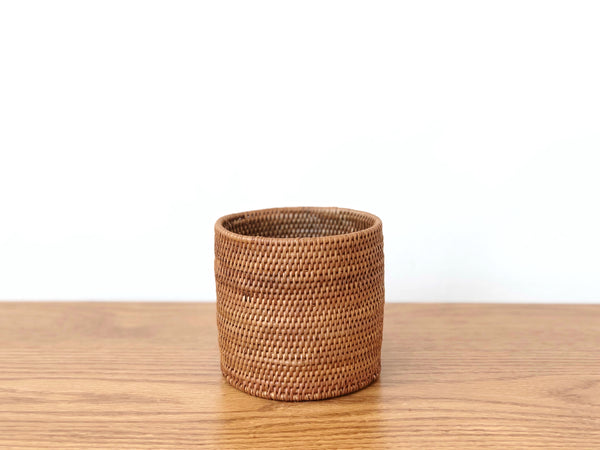 Handwoven Grass Small Vessel