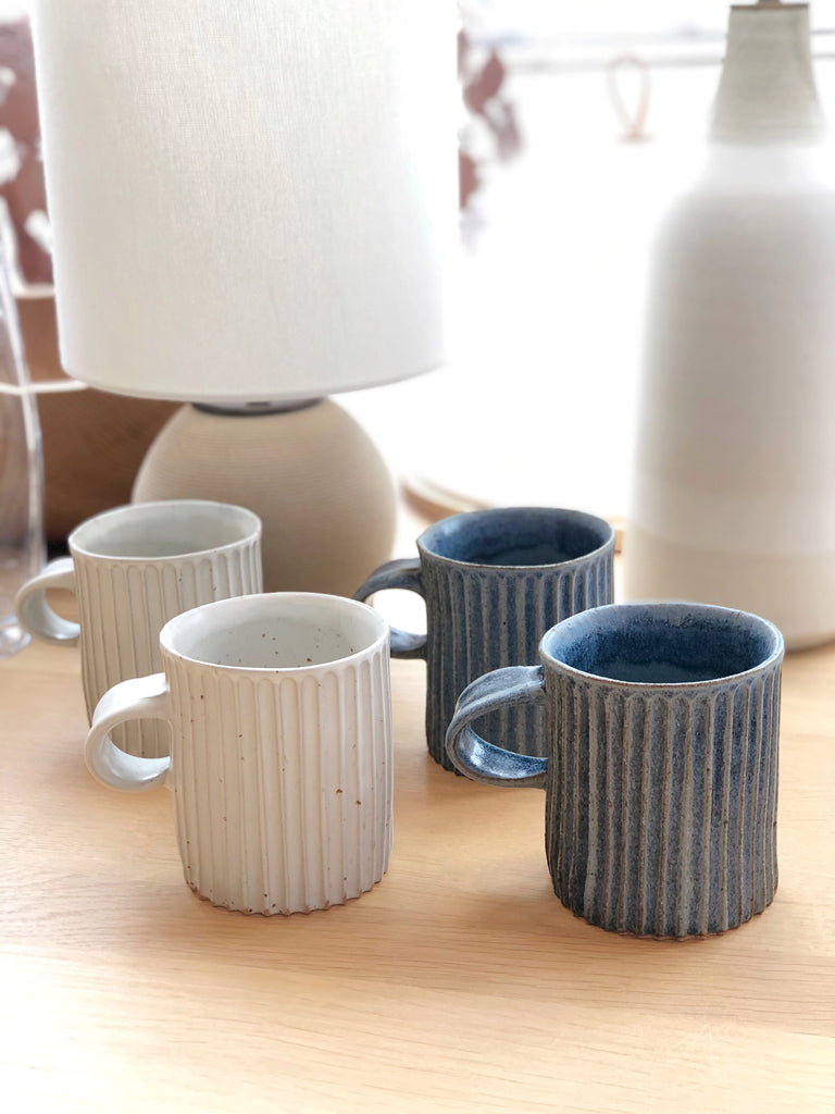 Ceramic Carved Mug