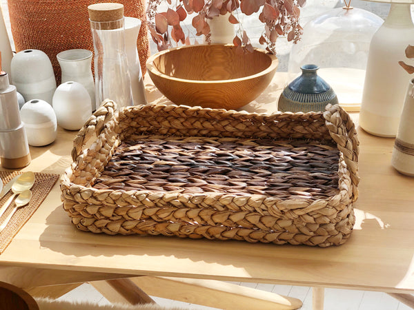 Handwoven Basket Tray