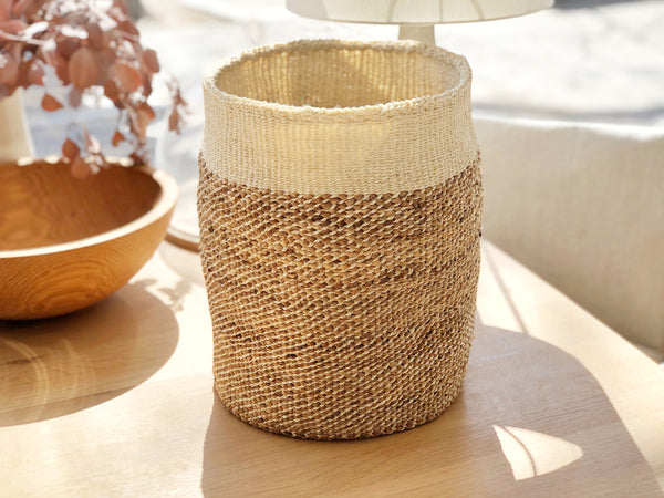 Handwoven Sisal Basket - Natural