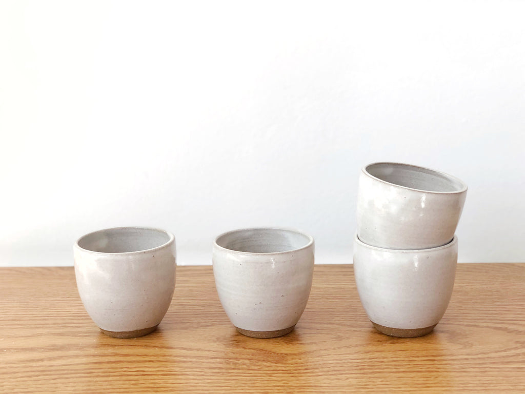 Ceramic Mini Cup - Alabaster