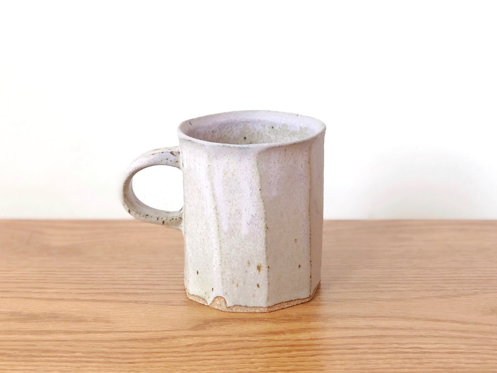 Stoneware Mug With Handle, Stoneware Coffee Mug, Pottery Mug Handmade ,  Blue Mug Speckled, Handmade Pottery Mug. 