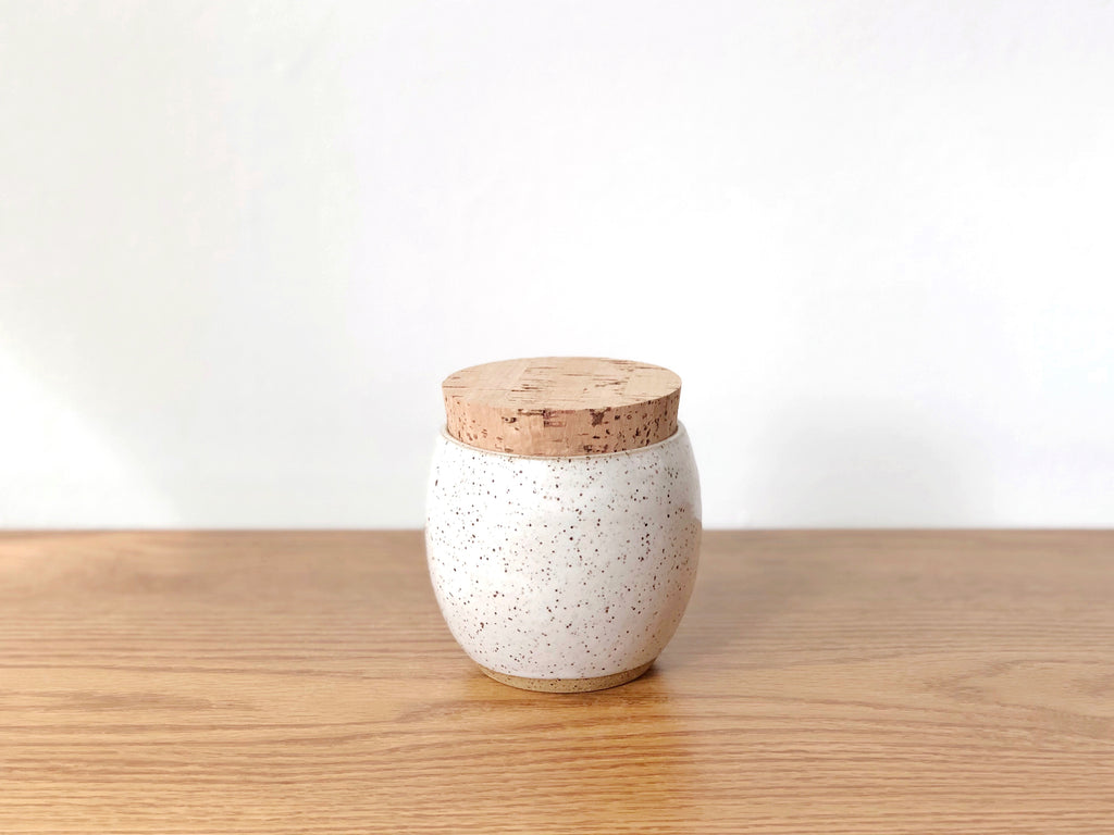 Ceramic Corked Canister