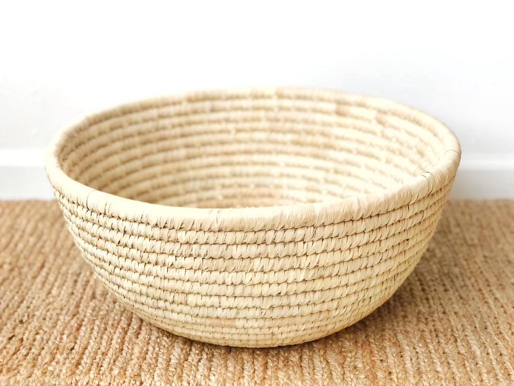 Handwoven Basket Bowl