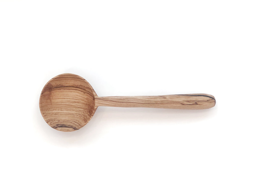 Olive Wood Short Spoon