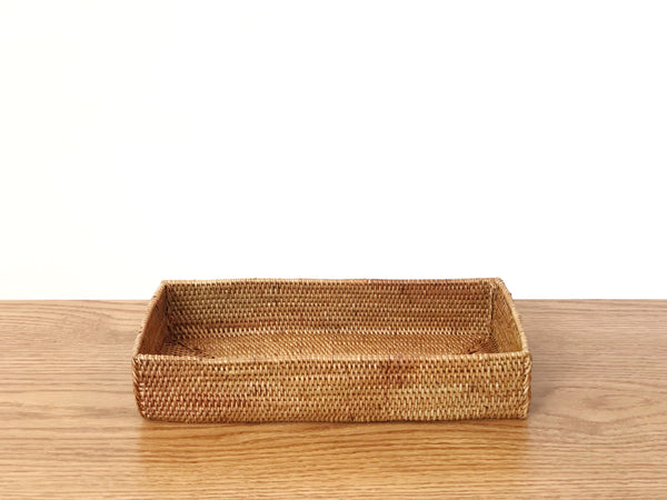 Handwoven Grass Tray Long