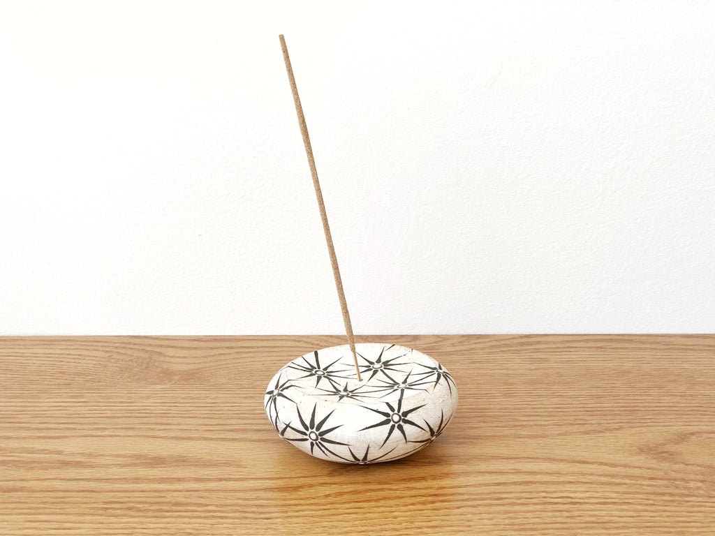 Hand-Painted Ceramic Incense Holder