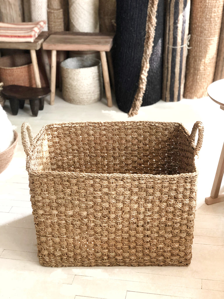 Handwoven Basket Rectangle XL