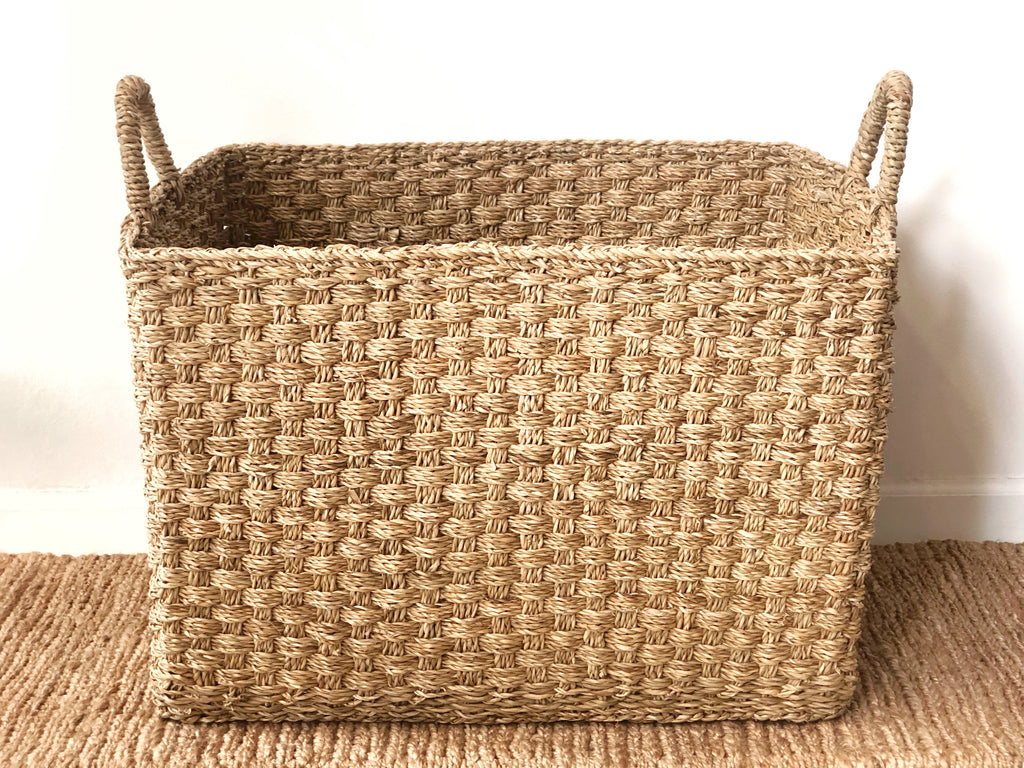 Handwoven Basket Rectangle XL