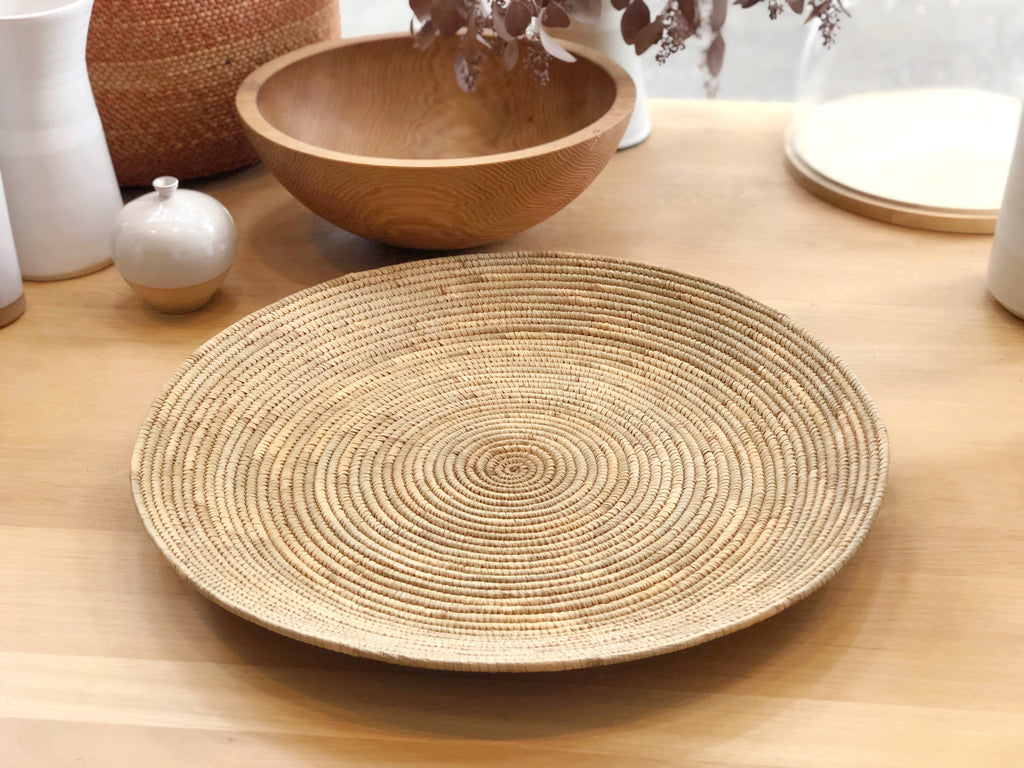 Handwoven Basket Tray XL